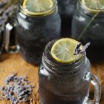 Lavender lemonade mason jars