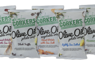 NEW Ocado Stocks Corkers Olive Oil Crisp Range