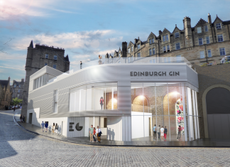 Edinburgh Gin unveils plans for a multi-million-pound distillery Artists’ impression of the proposed Edinburgh Gin Distillery at East Market Street, New Waverley