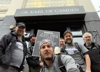 Krombacher team sets unofficial record for most pubs visited in 24 hours Krombacher completed their pub walk for the Licenced Trade Charity