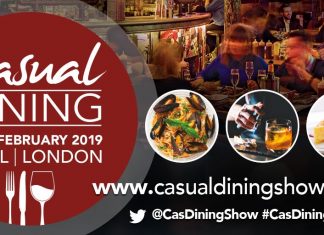 A Record number of new product innovations on show at Casual Dining 2019 2019 is set to be a record year for Casual Dining Show, as it announces its free Keynote line-up featuring some of the biggest names from the best operators