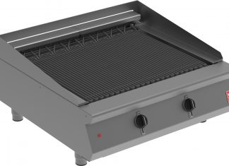 Falcon electrifies F900 chargrill The Falcon F900 electric chargrill model E9490