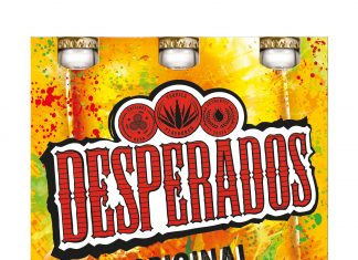 Desperados has had a global brand make-over from March 2019 Desperados is rolling out a new, global brand redesign in the UK from March 2019