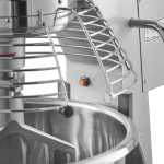 Pantheon’s redesigned PM20 mixer. Detail showing magnetic safety switch.