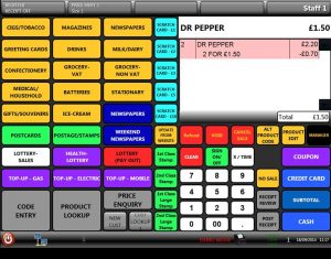 Samtouch POS software offers a high level of features