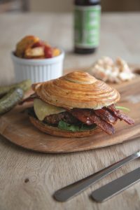 ARYZTA puff pastry burger