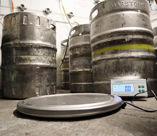 Marsden is seeking to eliminate the guesswork from stocktaking with their new keg scale Marsden is seeking to eliminate the guesswork from stocktaking