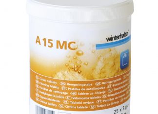 Start afresh for warewashing success with Winterhalter’s A 15 MC cleaning tablets
